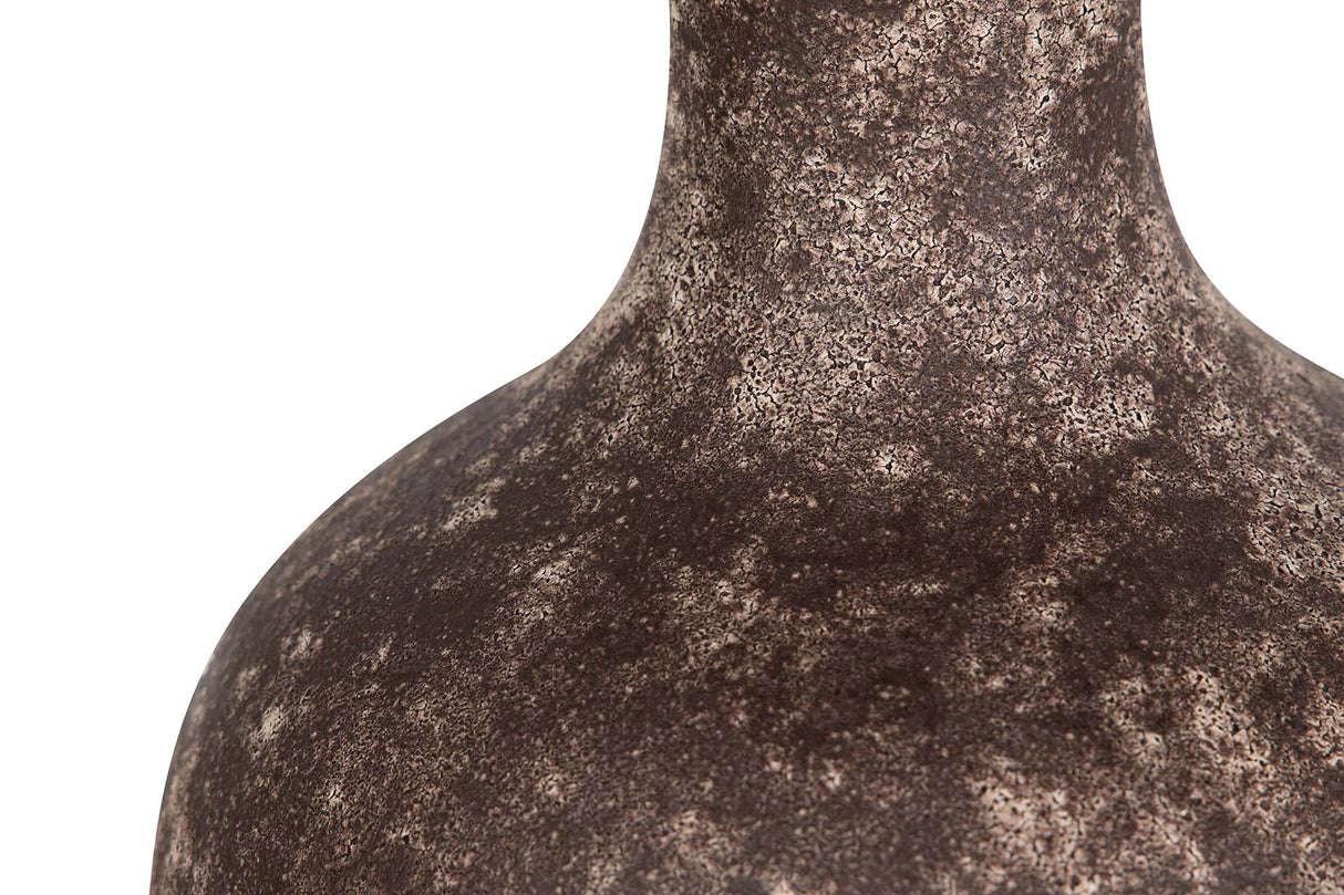 Ceramica Marron Flut 22x22x35 cm