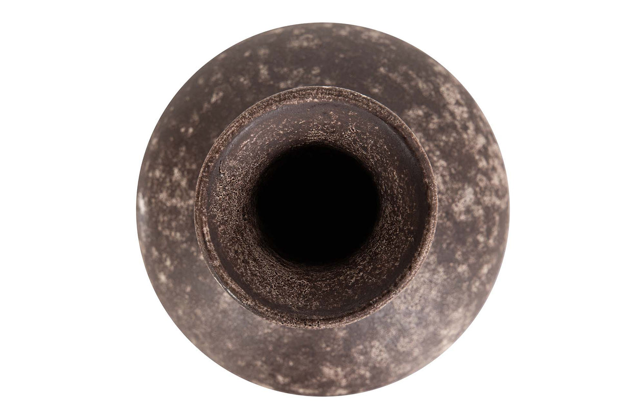 Ceramica Marron Flut 22x22x35 cm