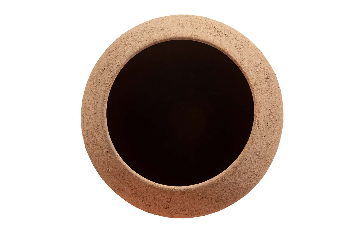 JARRON CERAMICA MARRON 21x21x28 CM