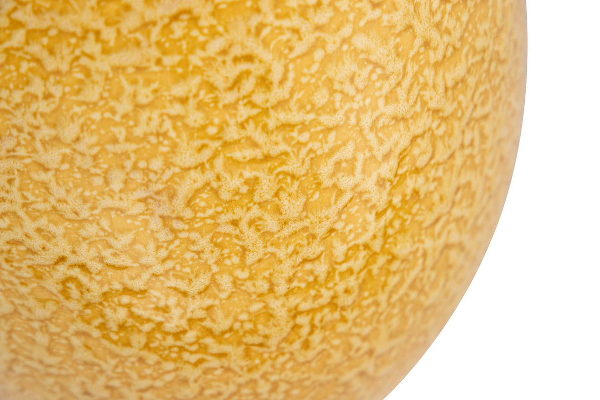 Gelbe Keramikvase 21x21x28 cm