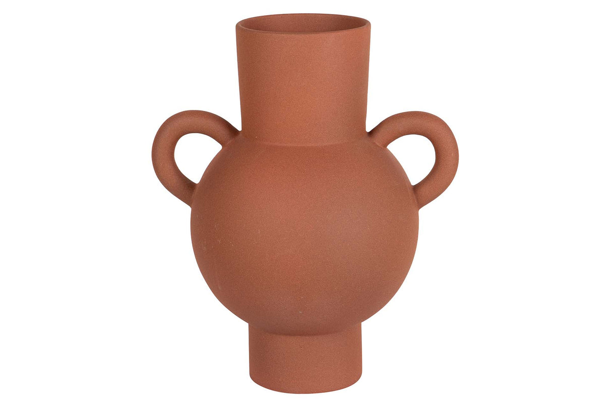 Rote Keramikvase 22x16x26 cm