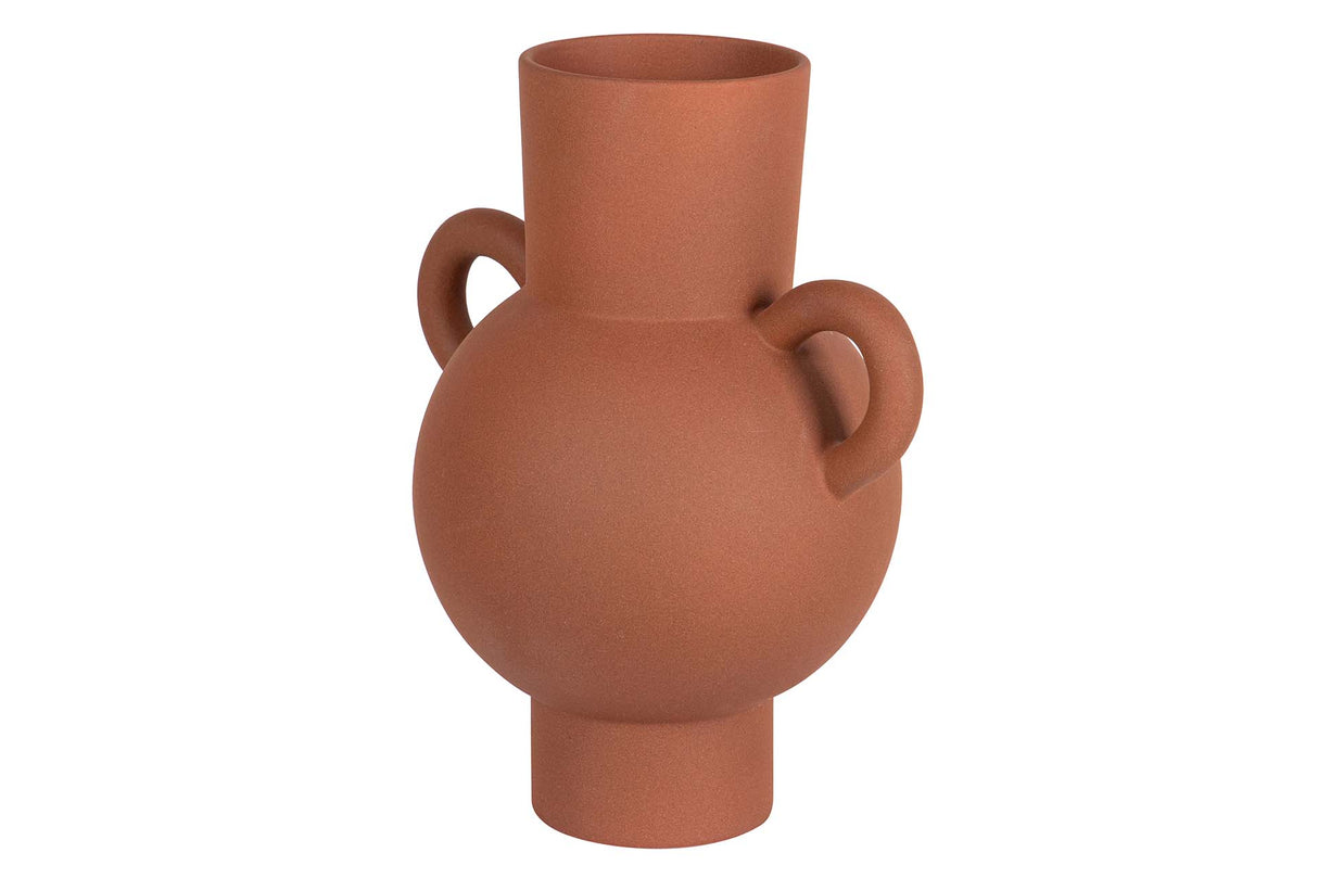 Rote Keramikvase 22x16x26 cm