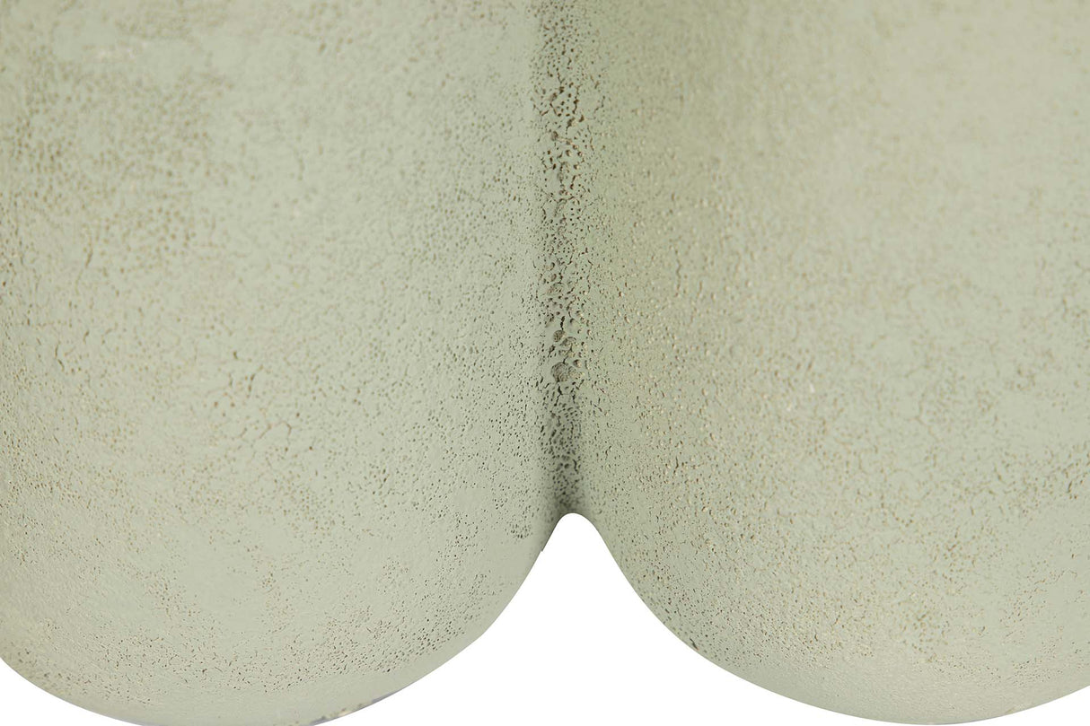 Grüner Keramik Florero 16x16x29 cm