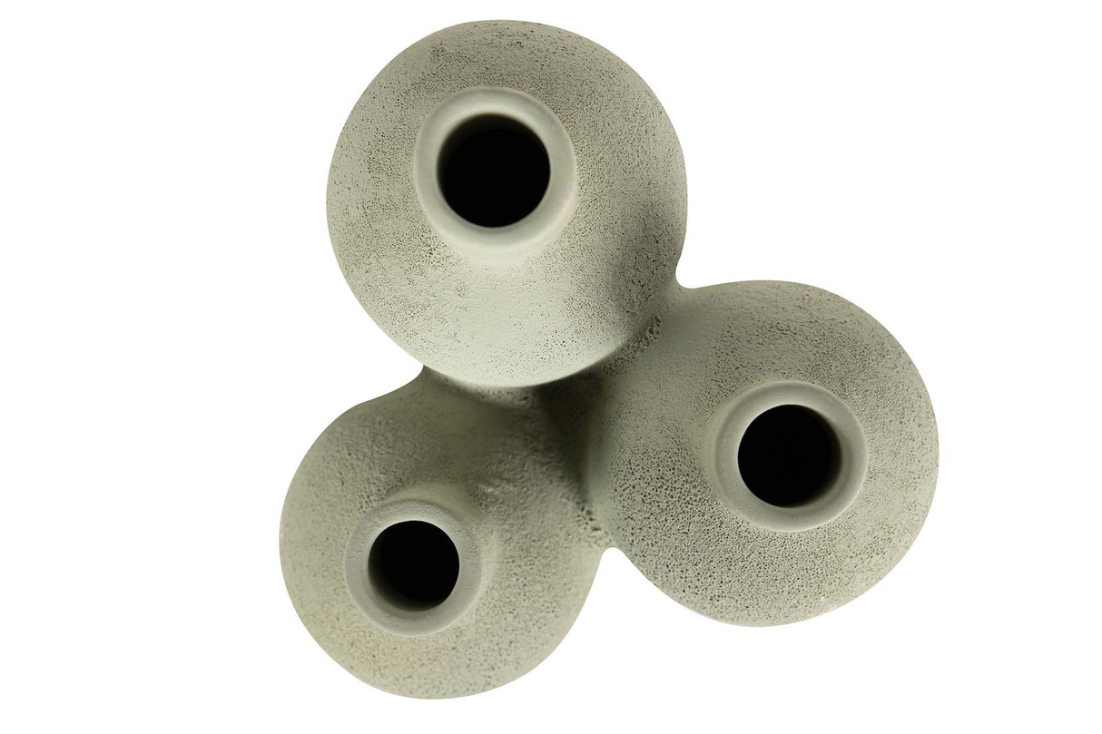 Grüner Keramik Florero 16x16x29 cm