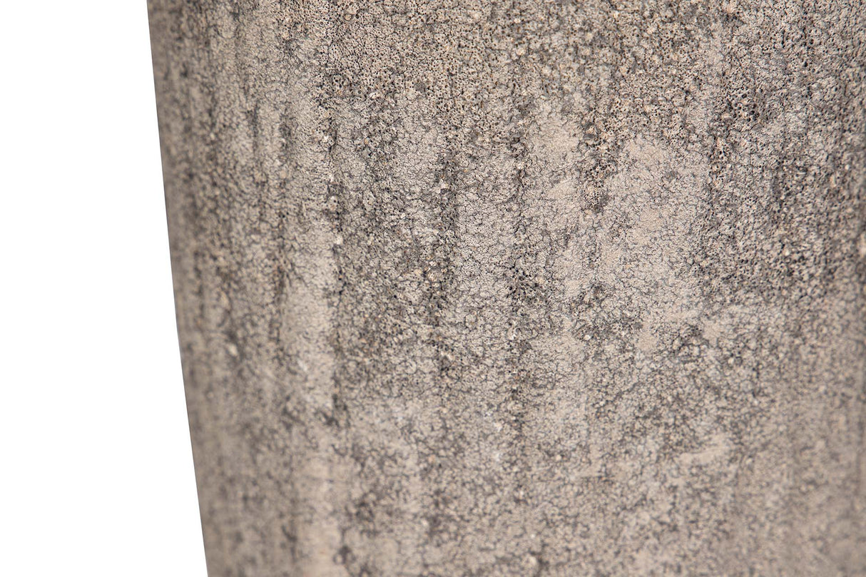 Keramik schwarzes schwarzes grau 14x14x36 cm