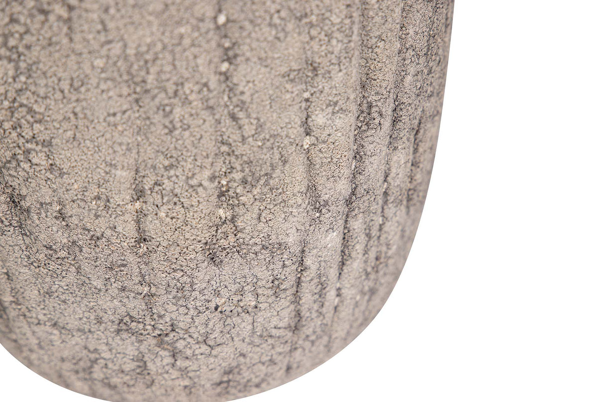 Keramik schwarzes schwarzes grau 14x14x36 cm