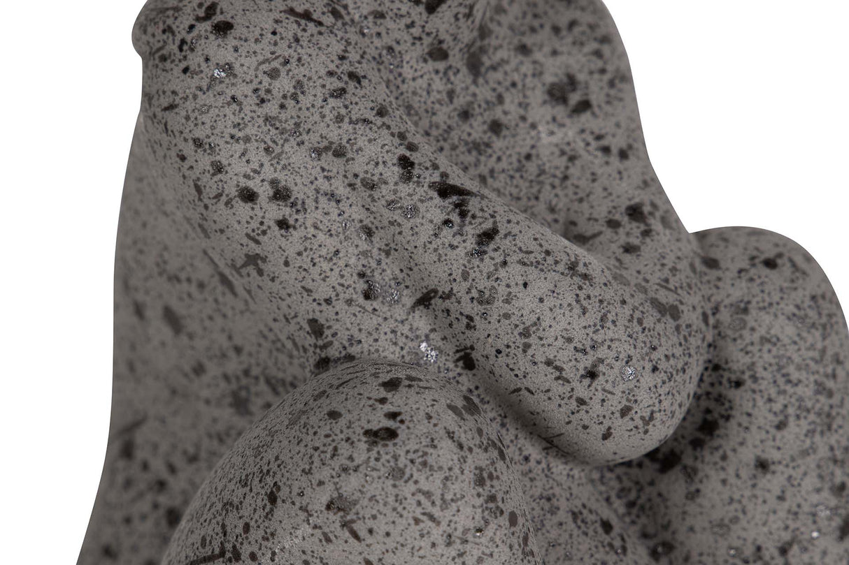 Femme en céramique noire Figure 24x15x29 cm