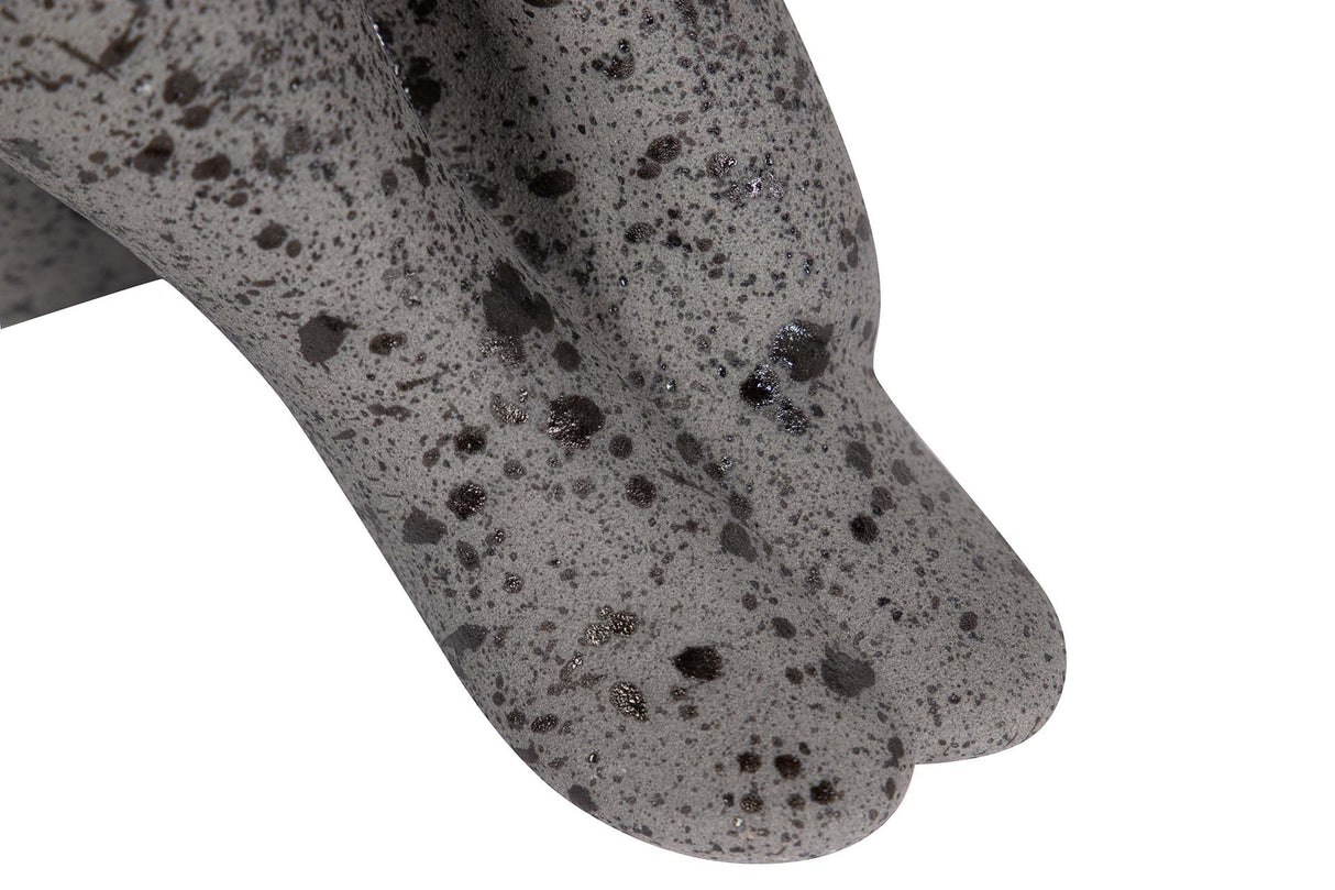 Femme en céramique noire Figure 24x15x29 cm