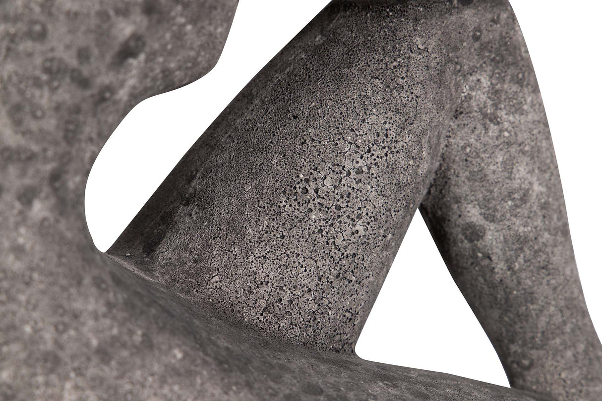 Femme en céramique noire Figure 24x15x29 cm