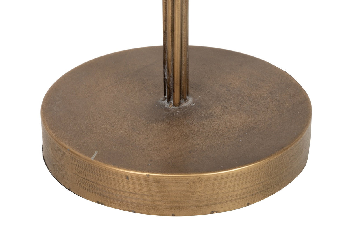 LAMPARA SUELO METAL DORADA 88x88x166 CM