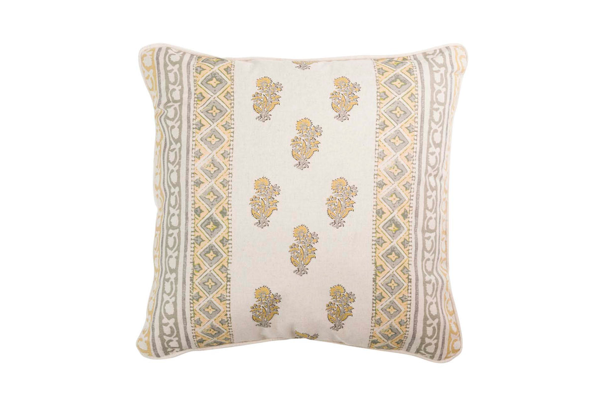 COJIN LINO FLORES 45x45 CM