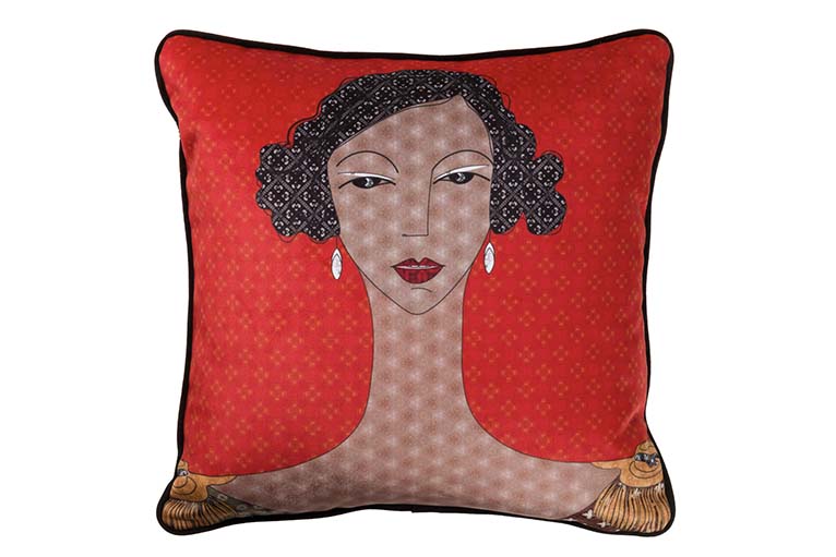Cojin Velvet Lady 45x13x45 cm