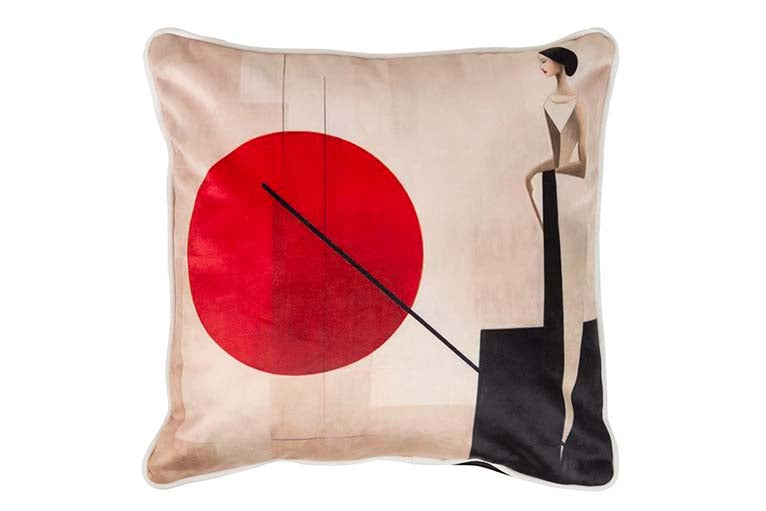 Samtkissen Lady 45x13x45 cm