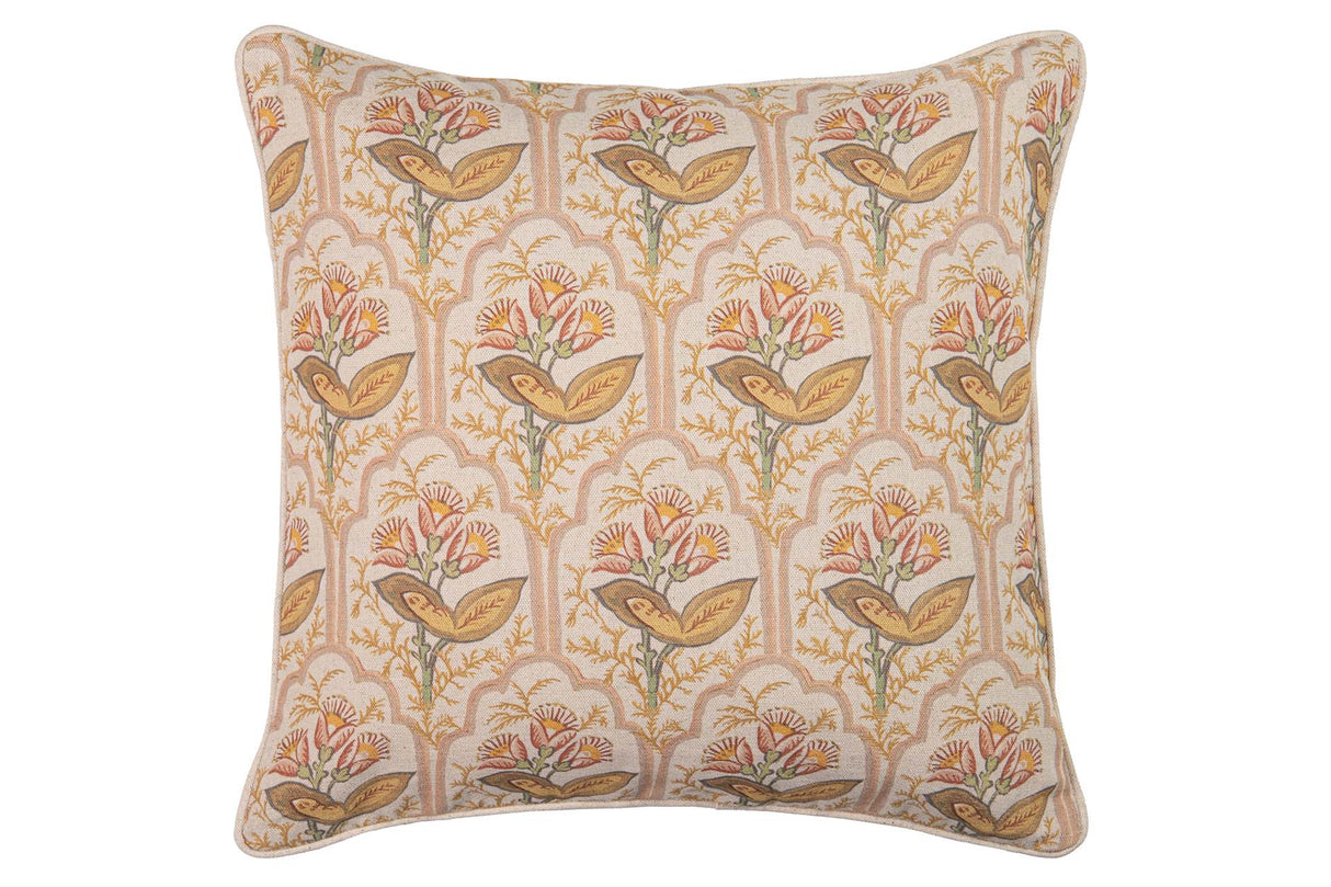 Lino Orange Blumenkissen 45x13x45 cm