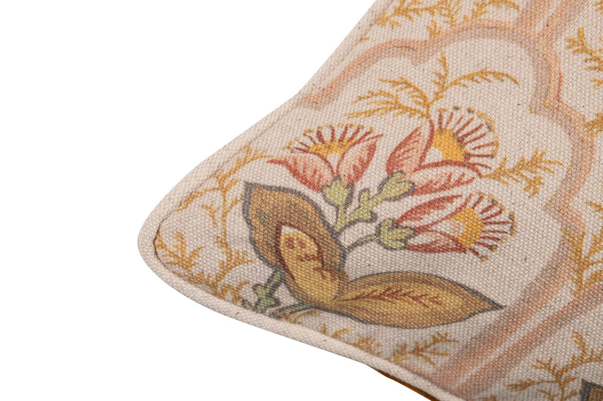 Lino Orange Blumenkissen 45x13x45 cm