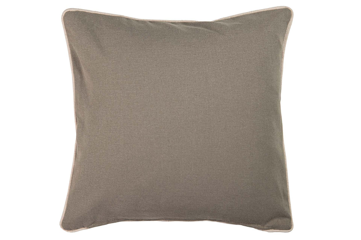 COJIN LINO CACATUAS AMARILLO 45x13x45 CM