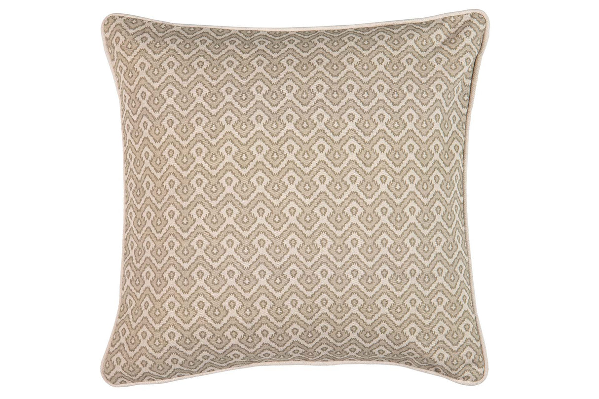 Lin géométrique brun 45x13x45 cm