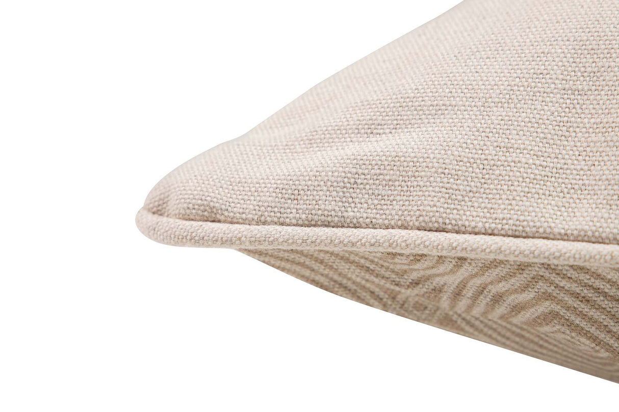 Braune geometrische Leinen 45x13x45 cm