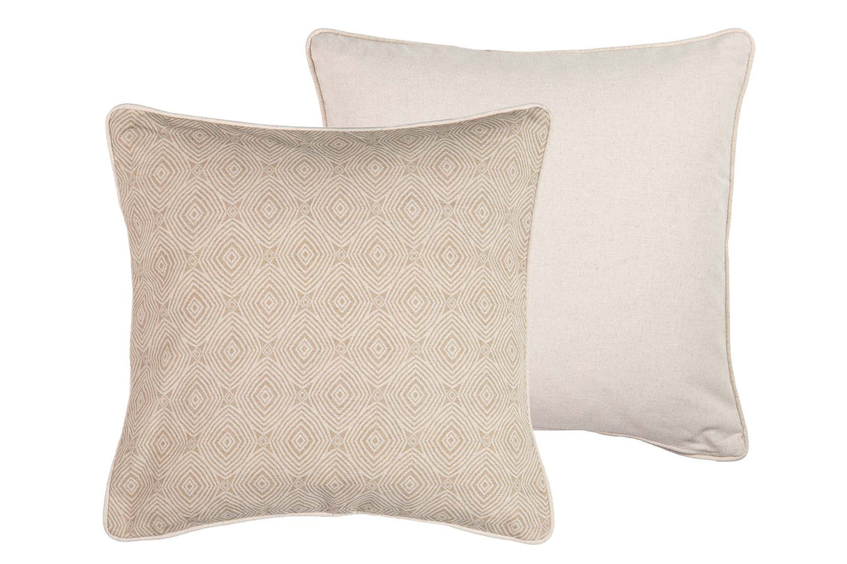 Braune geometrische Leinen 45x13x45 cm