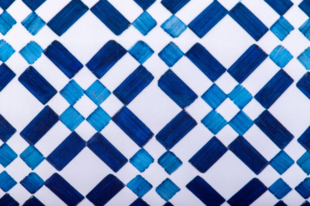 Velluto geometrico cuscino 60x13x45 cm