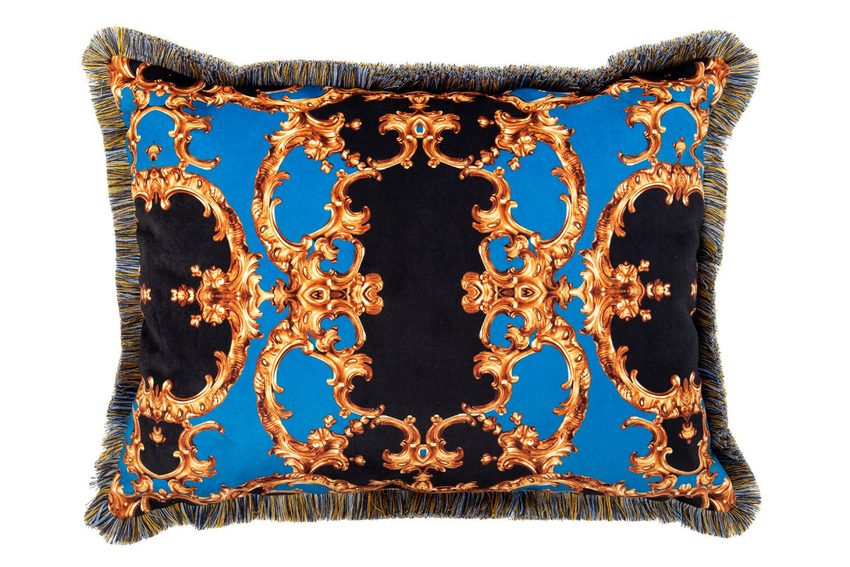 Cojin Neobarroco Correntes Velvet 60x13x45 cm