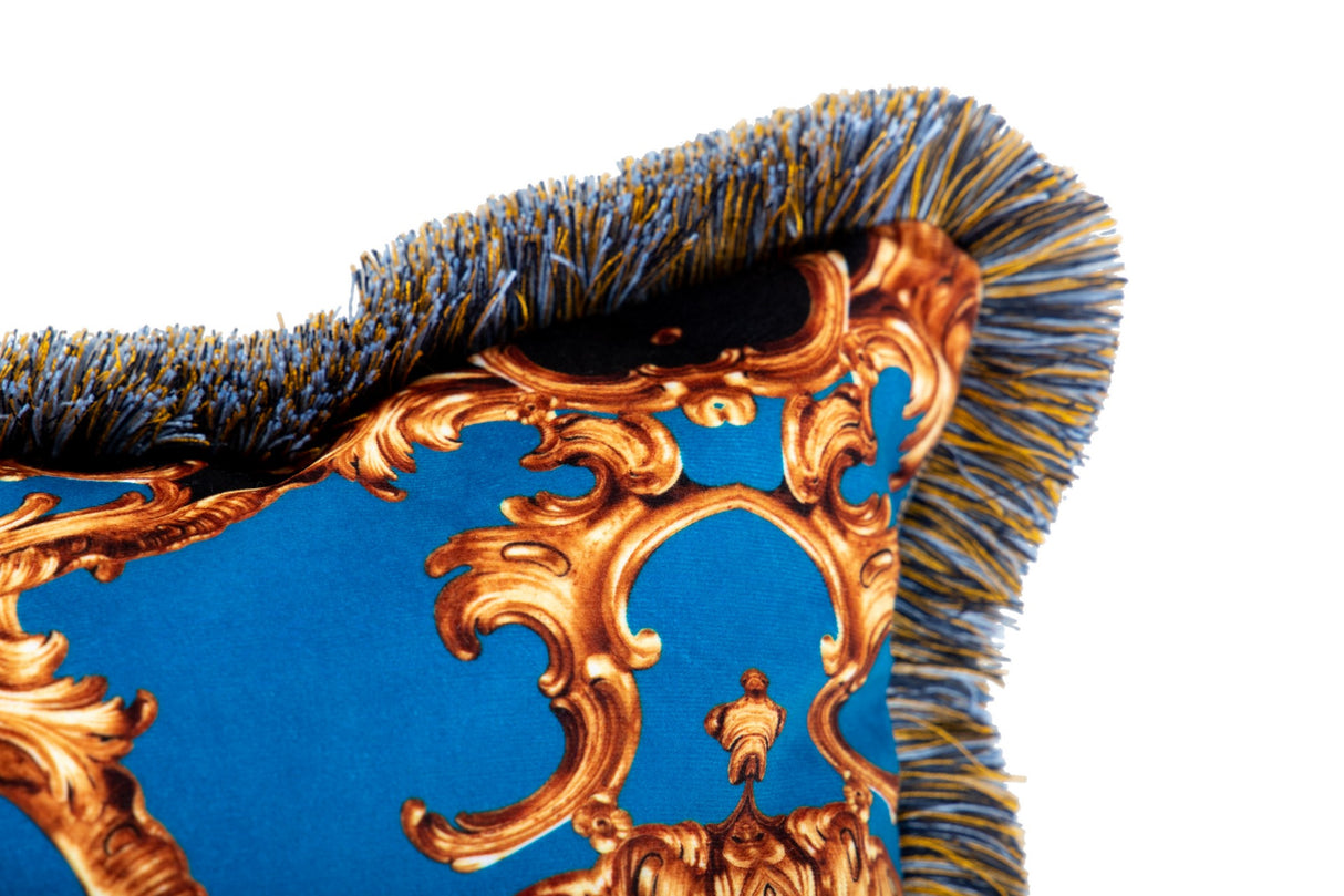 Cojin Neobarroco Correntes Velvet 60x13x45 cm