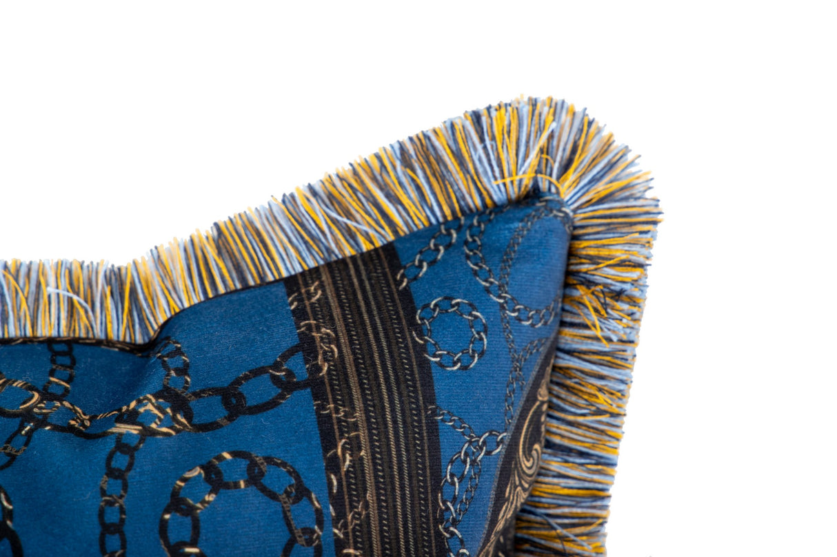 Cojin Neobarroco Correntes Velvet 60x13x45 cm