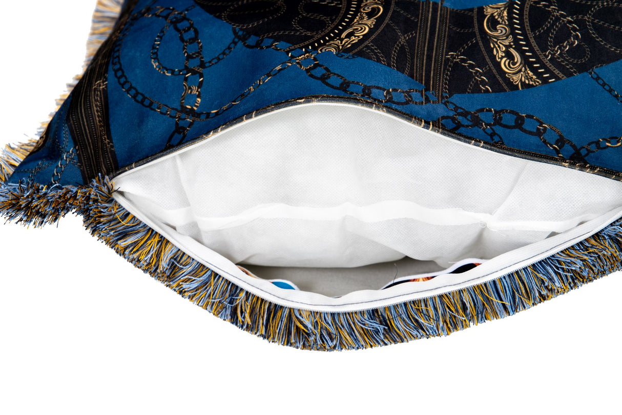 Cojin Neobarroco Correntes Velvet 60x13x45 cm