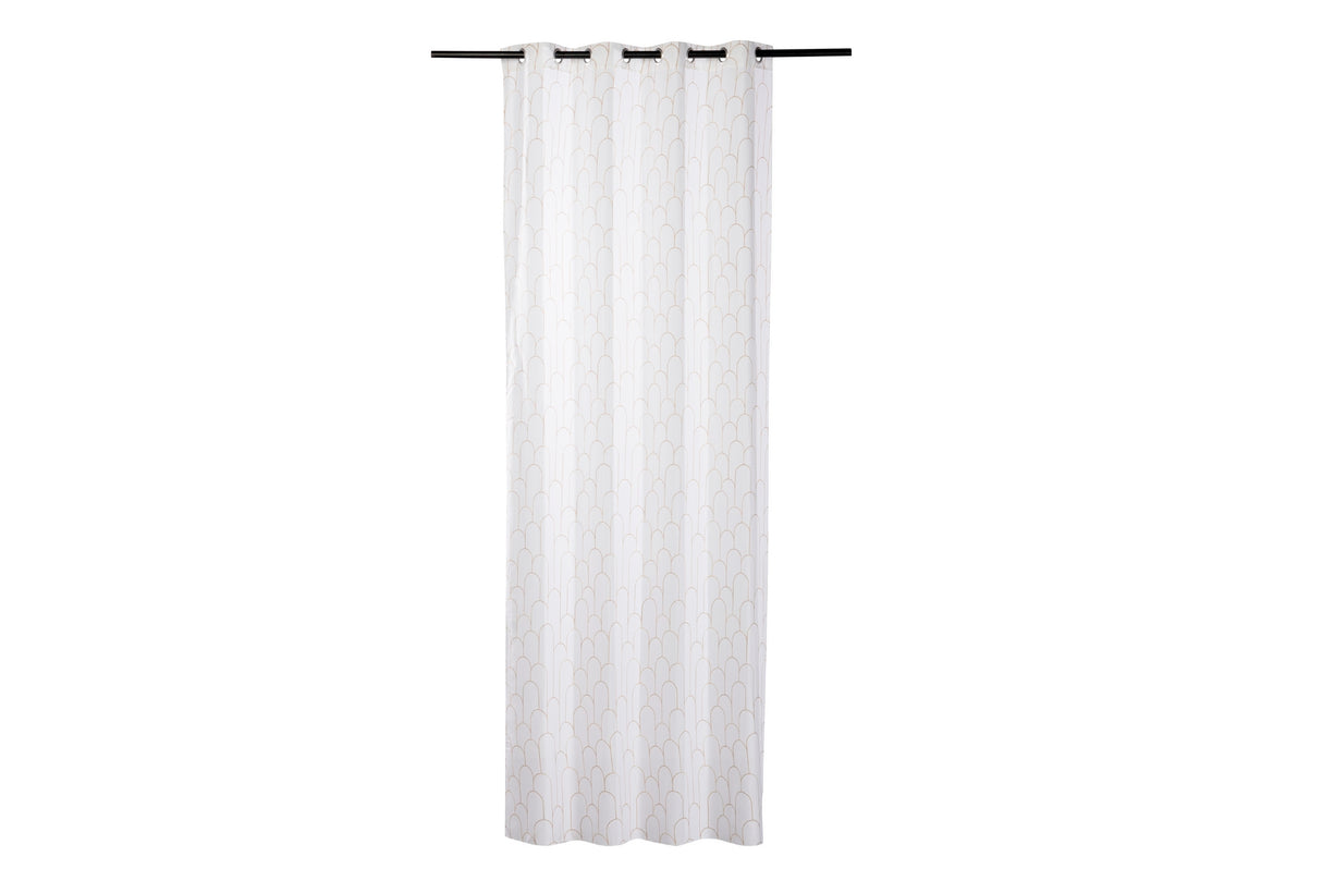 Amostra lino hera formas geométricas 140x270 cm