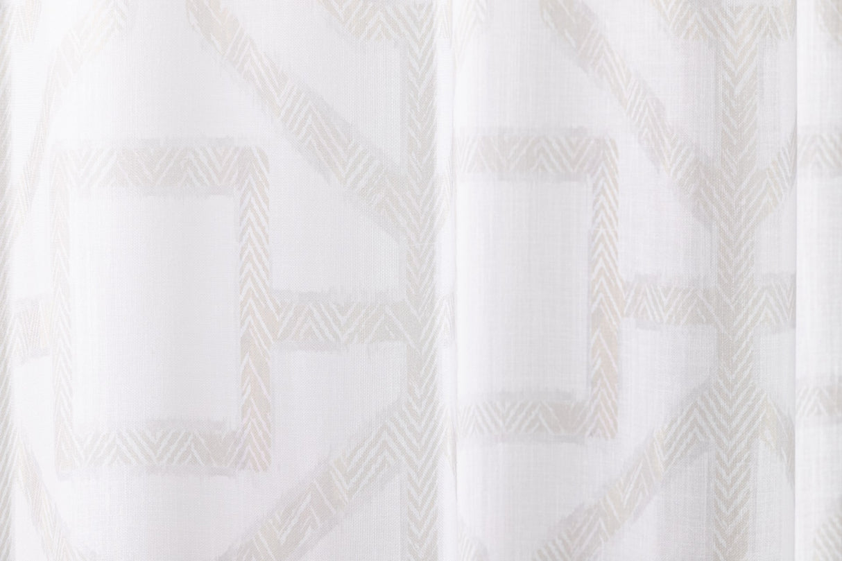 Formulários geométricos lino Carey 140x270 cm