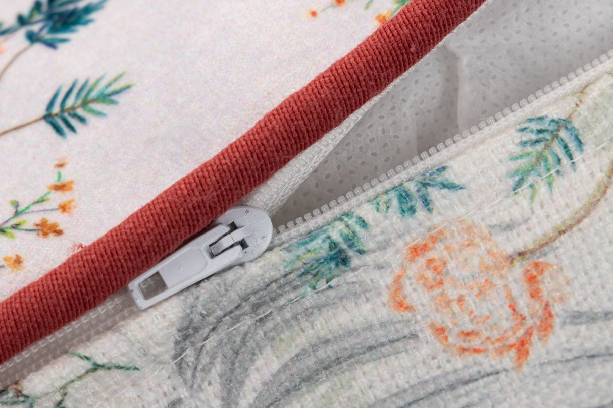 Tropenblätter Kissen Affen 45x13x45 cm