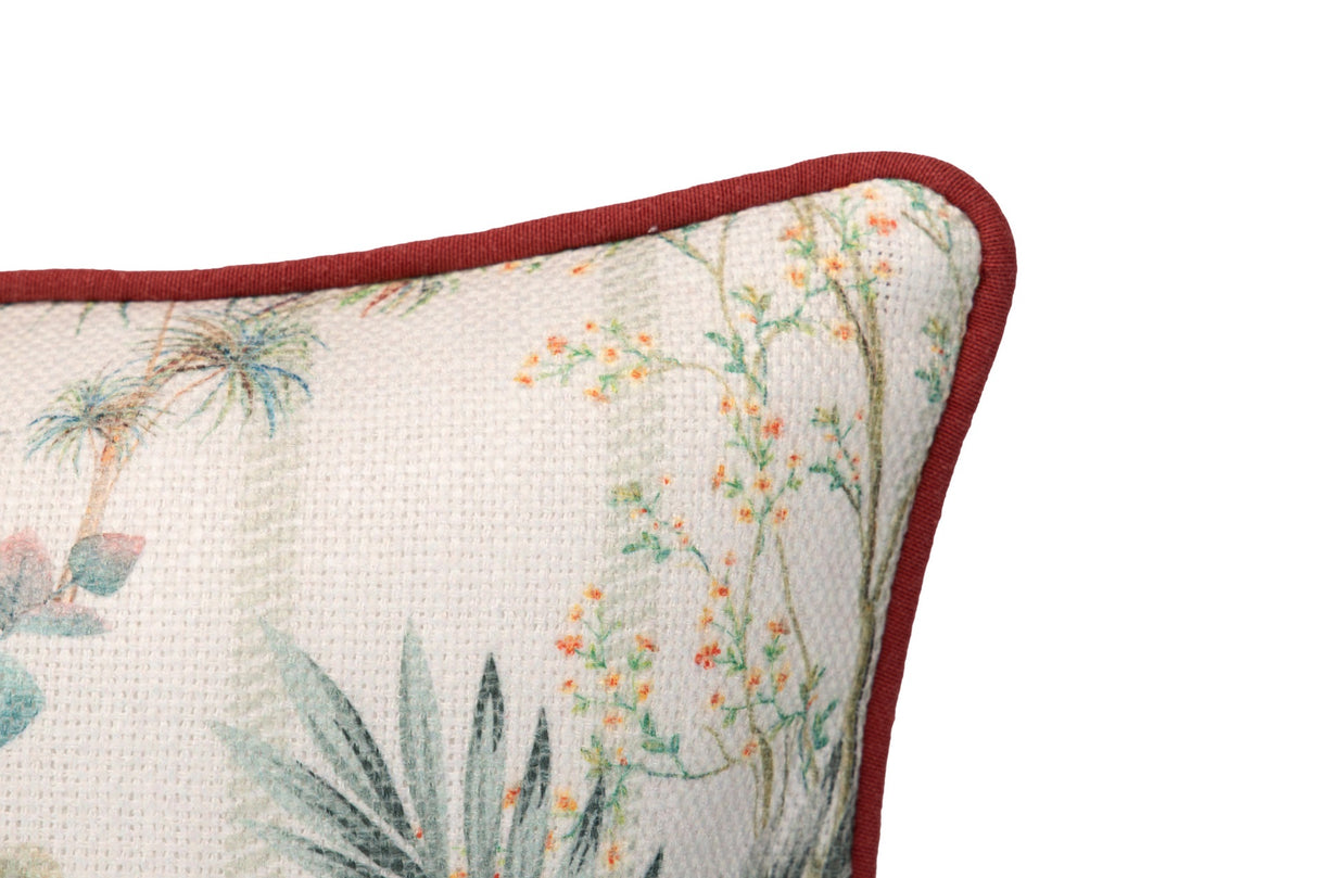 Tropische Blätter Kissen 45x13x30 cm