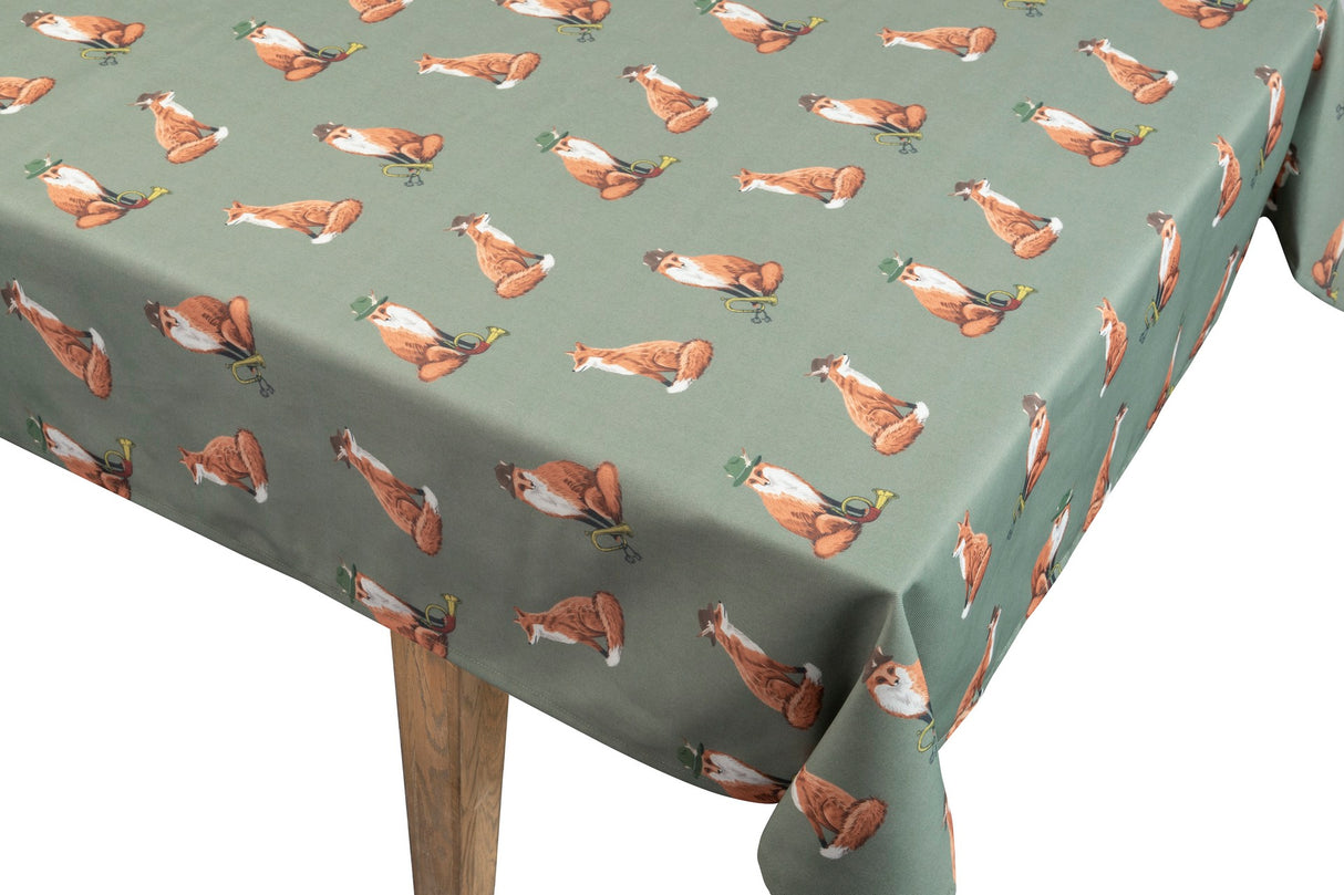 MANTEL ANTIMANCHAS ZORROS GORRO 145x160 CM