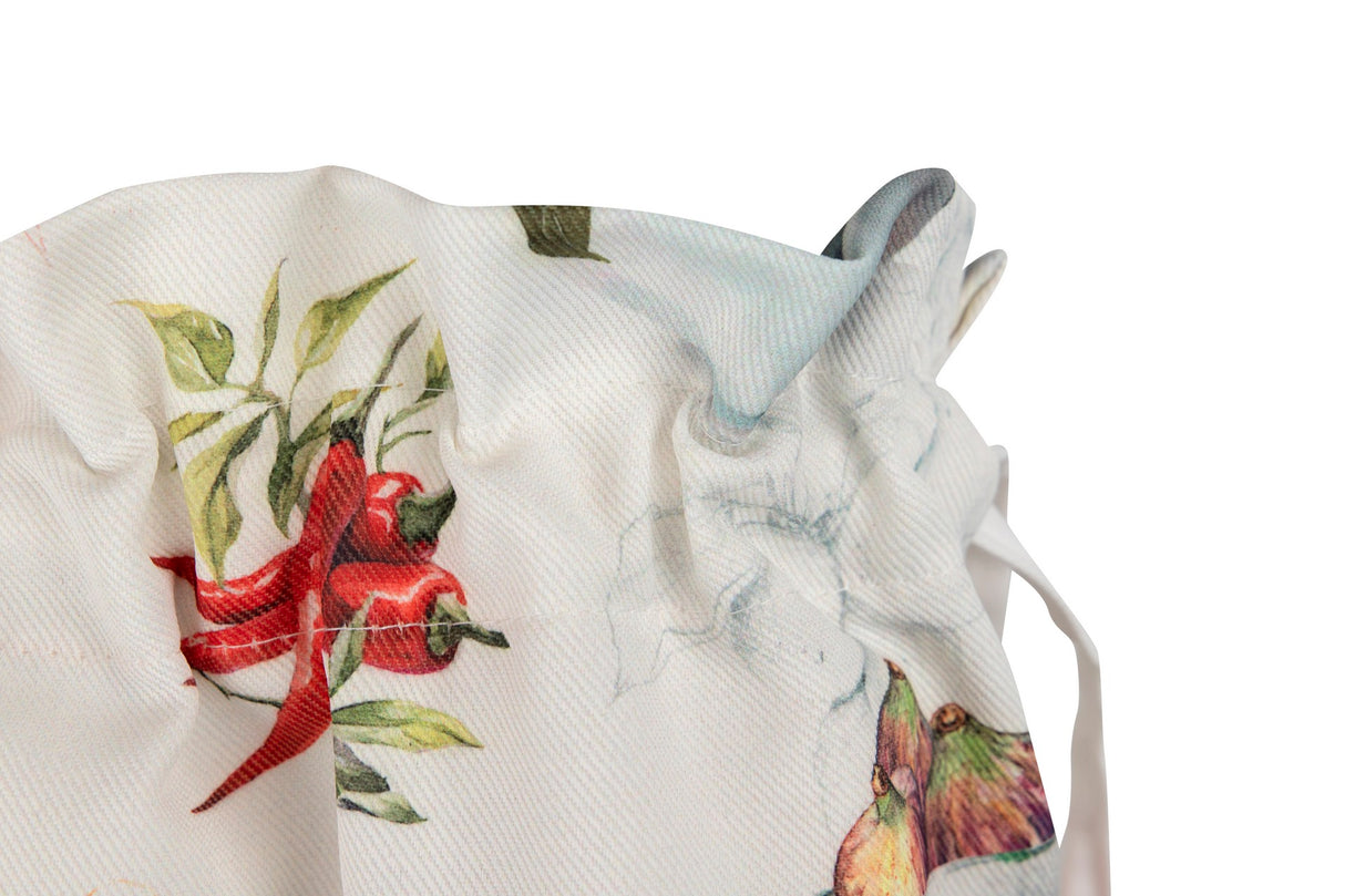 BOLSA PAN ESTAMPADO HIGOS PAJAROS 30x60 CM