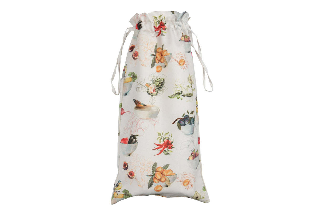 BOLSA PAN ESTAMPADO HIGOS PAJAROS 30x60 CM