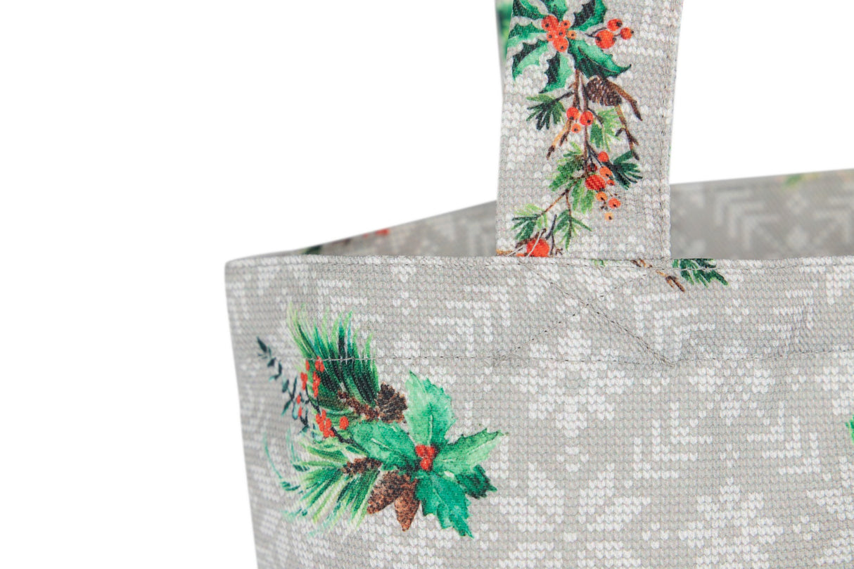 Bolsa de compras coroas de Natal 41x45 cm