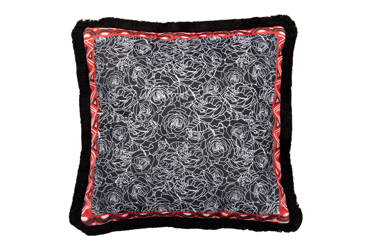 Klassische klassische Geometrie -Samt 45x13x45 cm