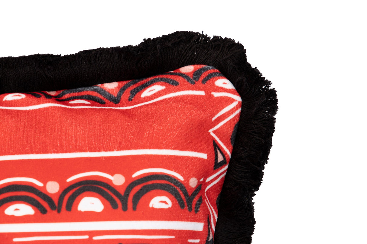 Klassische klassische Geometrie -Samt 60x13x45 cm