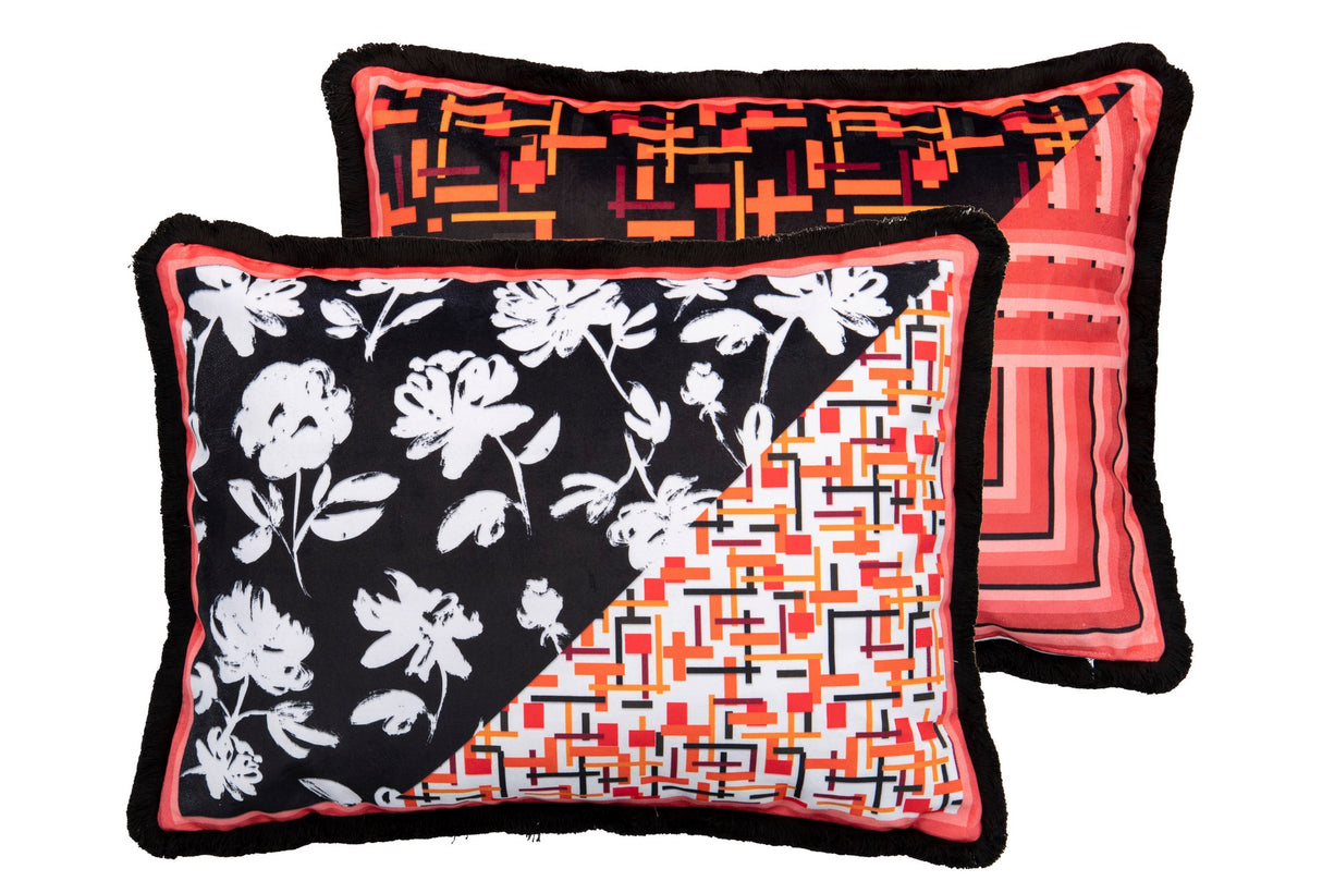 Klassische klassische Geometrie -Flores Velvet 60x13x45cm