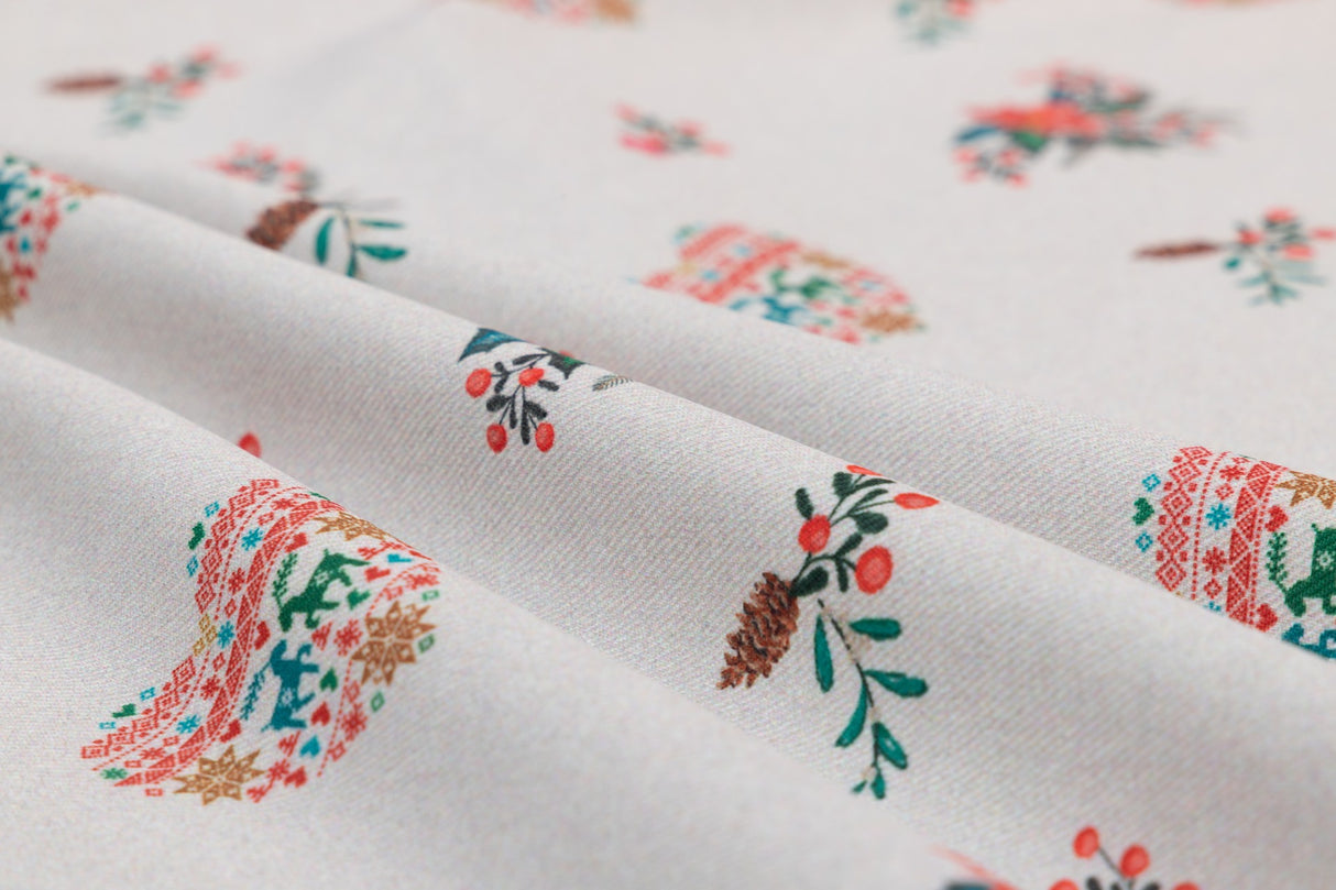 Bordado anti -mancha de Natal 72x83 cm