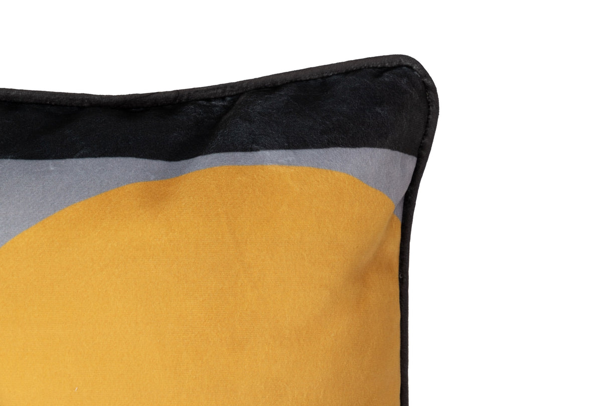 Cojin Velvet Yellow Grey Formen 45x13x45 cm