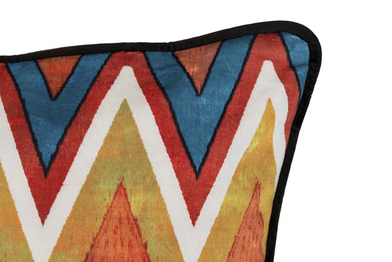 Cuscino tigre tigre zig zag 45x13x45 cm