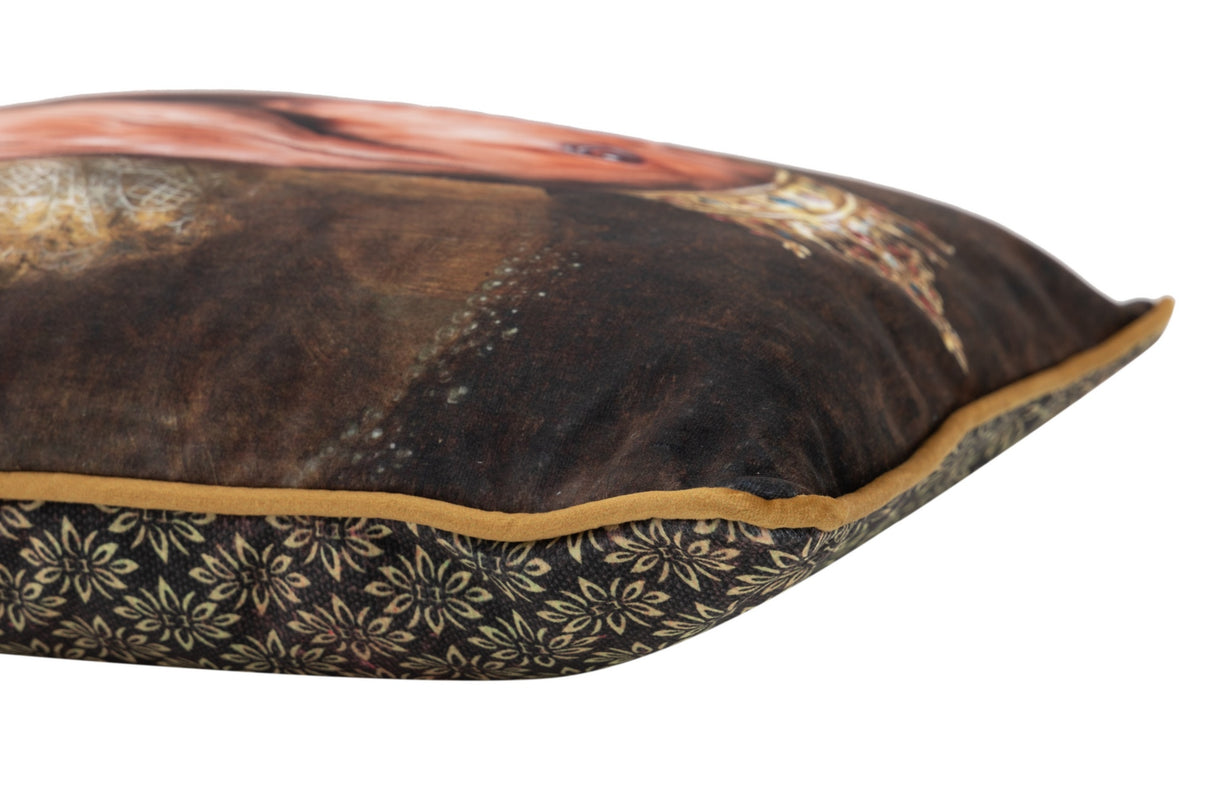 COJIN VELVET COCKER GEOMETRICO 45x13x45 CM