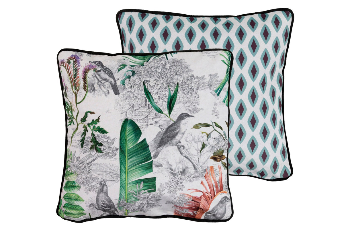 Samtblüten Geometrische Blüten 45x13x45 cm