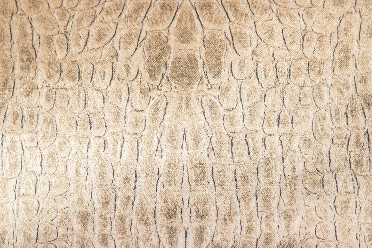 Cojin Velvet Caiman Beige 45x13x30 cm