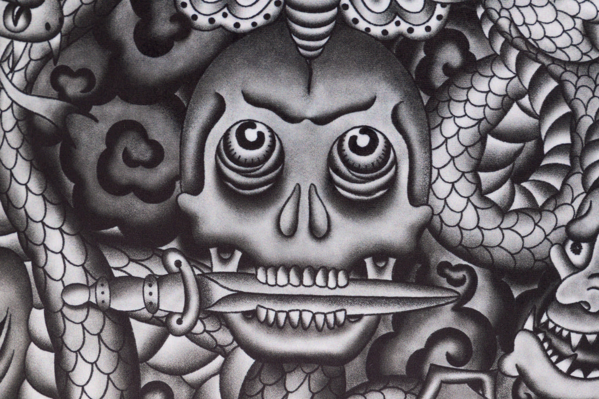 Coussin en velours inferno 43x13x43 cm