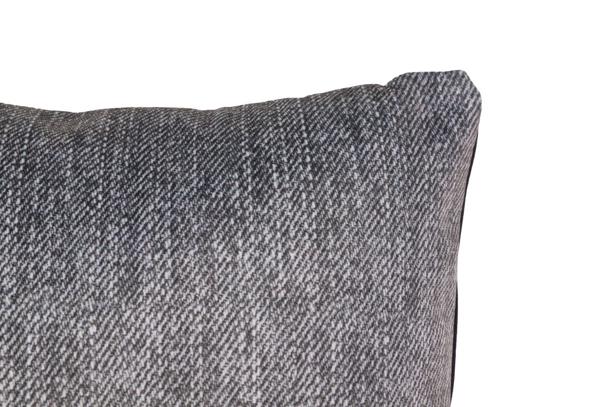 Coussin en velours inferno 43x13x43 cm