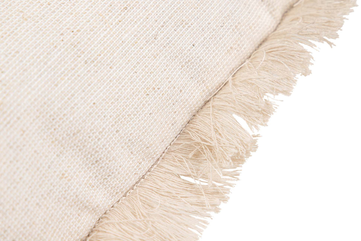 Rayures cojines avec franges 30x13x45 cm