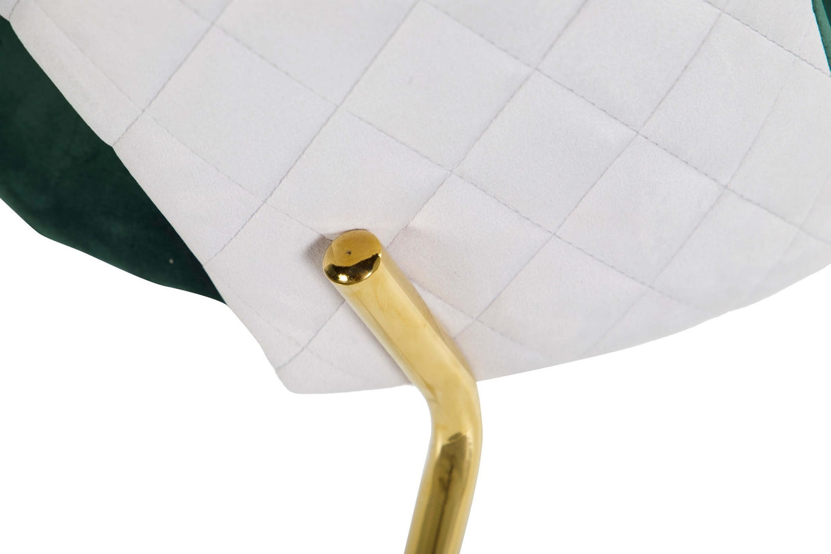 SILLA VELVET VERDE GRIS 49x53x87CM