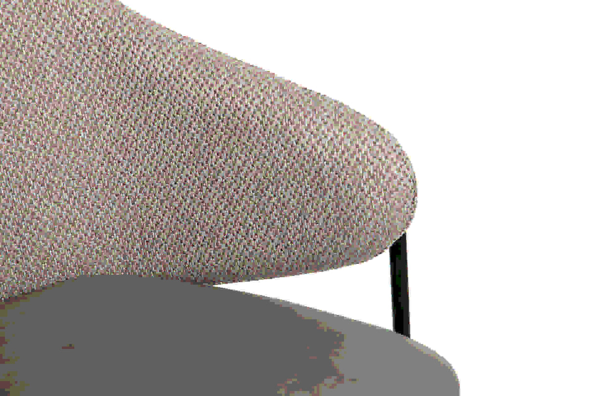 SILLA PU POLIESTER GRIS 57x59x82 CM